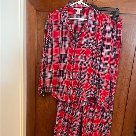 Victoria's Secret Other - Victoria's Secret Red and Black Plaid Pajama Set